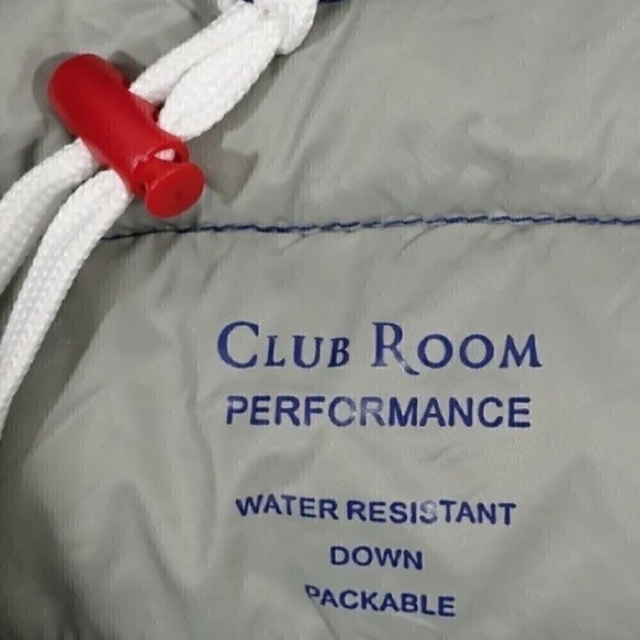New CLUB ROOM Men's Quilted Packable Puffer Jacket, COLOR BLOCK
BLUE OFF WHITE S - Picture 5 of 9
